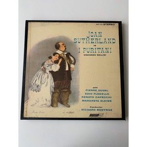 Vincenzo Bellini I Puritani Joan Sutherland 3 LP Box London OSA 1373 NM Opera